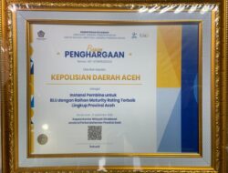 Rumkit Bhayangkara Polda Aceh Raih Tiga Penghargaan: BLU LPJ Tercepat serta Maturity Rating dan Capaian IKPA Terbaik