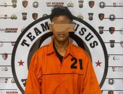 Seorang Begal yang Sadis di Amankan Sat Reskrim Polres Belawan di Simpang Sicanang