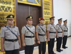 Kapolres Aceh Timur Pimpin Sertijab Kasat Intelkam, Kapolsek dan Pelantikan Kasat Reskrim
