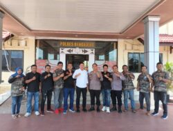 Jelang Pelaksanaan CFN, PAC GRIB Jaya Kec Bengkalis Audiensi Bersama Polres Bengkalis