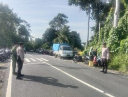 Polsek Pesisir Utara Gelar Patroli Rutin Amankan Kegiatan Masyarakat di Pasar Lemong