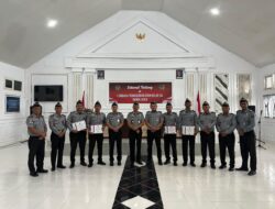 Pelaksanaan Apel pagi Pegawai di lingkungan Lapas Kelas IIA Banda Aceh