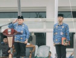 Pemkab Pesibar Gelar Upacara Peringatan Hari Pahlawan,ini Pesan Wakil Bupati Irawan Topani