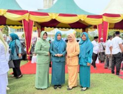 Istri Wakil Bupati Aceh Timur Hadiri HKN Ke- 61 Yang di Pusatkan di Simpang Ulim
