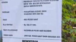 Penggunaan Batu Bulat Pondasi Proyek Gudang Puskesmas Krui Jadi Sorotan GMBI