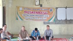 Gampong Paya Bili 2 Gelar Musrenbang Tahun Anggaran 2026
