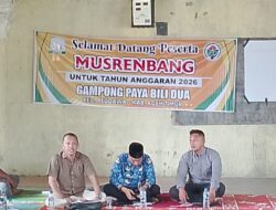 Gampong Paya Bili 2 Gelar Musrenbang Tahun Anggaran 2026