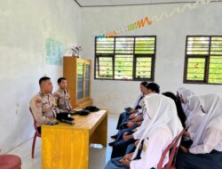 Polsek Bengkunat Gelar Sosialisasi Penerimaan Siswa Baru SMA Kemala Taruna Bhayangkara 24-11-2025