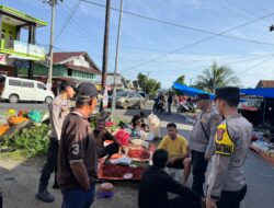 Sambang humanis,bhabinkamtibmas polsek Pesisir Selatan berikan himbauan kepada masyarakat