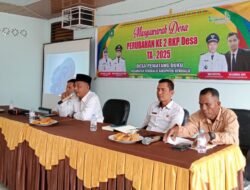 Pemdes Pematang Duku Gelar Musdes Terkait Rencana Kerja Pemerintah Desa (RKPDes) Perubahan Tahun 2025