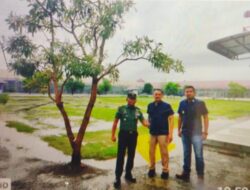 Danramil 18/Ingin Jaya Lakukan Pengecekan Banjir di Lapas Kelas IIA Banda Aceh