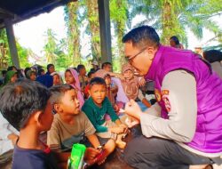 Tim Trauma Healing Mabes Polri turun ke Palembayan, Agam, untuk membantu memulihkan korban pascabencana