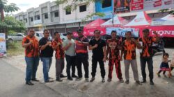 MPC pemuda pancasila berserta pac tenayan Raya gelar servis sepeda motor gratis
