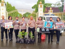 Polantas Menyapa Warnai Kampanye Keselamatan dan Green Policing Dukung Operasi Lilin Lancang Kuning 2025 di CFD Pekanbaru