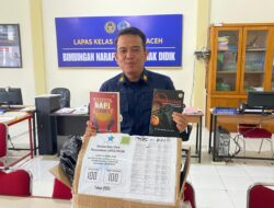 Lapas Kelas IIA Banda Aceh Terima Bantuan Buku dari Perpustakaan Nasional RI