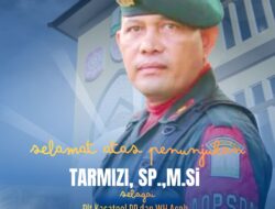 Tarmizi Resmi Ditunjuk sebagai Plt Kasatpol PP dan WH Aceh
