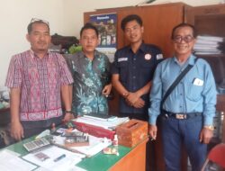Kepala Sekolah SMK Negeri 1 Laguboti, Sambut Insan PERS, Melalui KTU Jamontton Samosir S.Pd