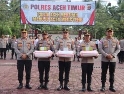 Pulihkan Sektor Pertanian Pascabanjir, Kapolres Aceh Timur Salurkan Bibit Bantuan dari Kapolda Aceh
