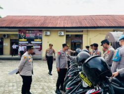 WAKAPOLRES PESISIR BARAT LAKSANAKAN PENGECEKAN KENDARAAN DINAS R2