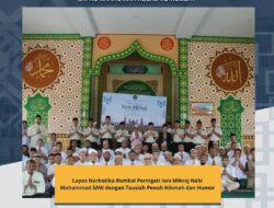Lapas Narkotika Rumbai Peringati Isra Mikraj Nabi Muhammad SAW dengan Tausiah Penuh Hikmah dan Humor