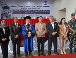 Wabup Toba Hadiri Sidang Orasi Ilmiah Guru Besar IT Del