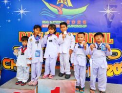 Atlet Taekwondo Polres Kampar Borong Medali di Riau National Championship