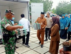Danramil dan Babinsa Hadiri Launching Program Makan Bergizi Gratis