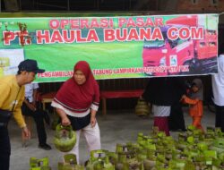Tindak Pangkalan Nakal, DKUMPKP Merangin Gelar Operasi Pasar Gas LPG 3 Kg