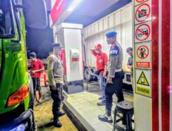 Polsek Bandar Sei Kijang Patroli Rutin, Pastikan Kamtibmas dan Distribusi BBM di SPBU Aman dan Lancar