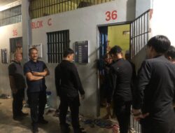 Lapas Kelas IIA Banda Aceh Kembali mengelar Razia di Blok Hunian