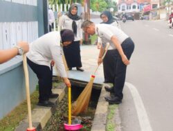 Semangat Sambut Ramadhan, Lapas Pekanbaru Wujudkan Lingkungan Bersih Lewat Kerja Bakti Bersama