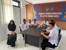 Kanwil Ditjenpas Aceh berikan Arahan penting terkait fungsi Pengawasan Keamanan dan Pelayanan, Lapas Banda Aceh ikuti secara Zoom