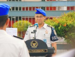 Pimpin Apel Pagi, Kasi Kamtib Lapas Pekanbaru Tekankan Disiplin dan Kesiapsiagaan Dalam Bulan Ramadhan