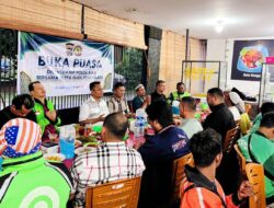 Buka Puasa Bareng Mitra Ojol, Polda Riau Pererat Silaturahmi dan Perkuat Solidaritas