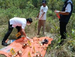 Polsek Singingi Hilir Tangani Penemuan Kerangka Manusia di Areal PT RAPP