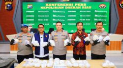 Polda Riau Amankan Heroin dari Dua Tersangka di Bengkalis, Ditaksir Bernilai Rp68 Miliar
