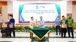 Bupati Asmar Hadiri Penyerahan Laporan BPKP di Pekanbaru, Soroti IPM dan Keterbatasan Tenaga Kesehatan di Meranti