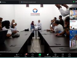 Lapas Kelas IIA Banda Aceh ikuti penyerahan Hasil Penilaian Maladministrasi Penyelenggaraan Pelayanan Publik Tahun 2025 dari pihak Ombudsman melalui Zoom
