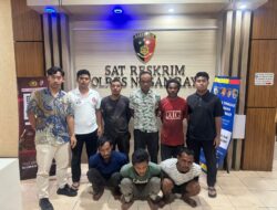 Enam Pelaku Pencurian Berondolan Sawit Diamankan, Satreskrim Polres Nagan Raya Sita 1,1 Ton Barang Bukti