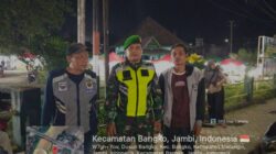 Jelang Idul Fitri Babinsa Koramil 420-09/Bangko Intensifkan Patroli dan Komsos Malam