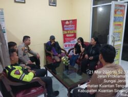 Gerak Cepat, Hanya 2 Menit Tim Pamapta Polres Kuansing Temukan Anak yang Hilang