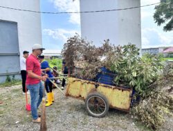 Sambut Hari Bhakti Pemasyarakatan Ke-62, Lapas Kelas IIA Banda Aceh gelar kegiatan Gotong Royong