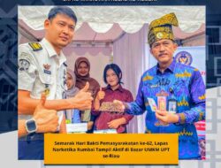 Semarak HBP ke-62, Lapas Narkotika Rumbai Tampil Aktif di Bazar UMKM UPT se-Riau