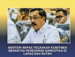 Menteri IMIPAS Tegaskan Komitmen Berantas Peredaran Narkotika di Lapas dan Rutan
