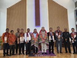Bupati Merangin dan Wakil Bupati Merangin Hadiri Acara Pesta Pembangunan Dan HUT ke 40 Gereja HKBP Hitam Ulu