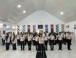 Wujudkan Zero Halinar, Lapas Kelas IIA Banda Aceh gelar Apel Deklarasi