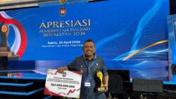 Bupati Dairi Vickner Sinaga Raih Penghargaan Kemendagri, Kabupaten Dairi Bawa Pulang Insentif Rp1 Miliar