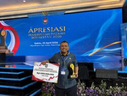 Bupati Dairi Vickner Sinaga Raih Penghargaan Kemendagri, Kabupaten Dairi Bawa Pulang Insentif Rp1 Miliar