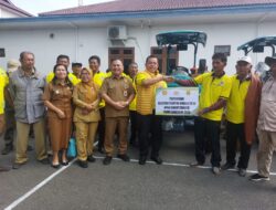 Mangihut Sinaga Serahkan Alsintan di Dairi, Dorong Ketahanan Pangan dan Pengembangan Padi Gogo