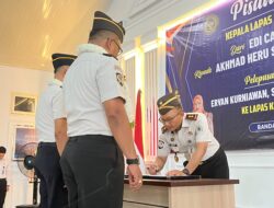Estafet Kepemimpinan Lapas Banda Aceh: Kakanwil Ditjenpas Aceh Tekankan Disiplin dan Integritas Tanpa Kompromi